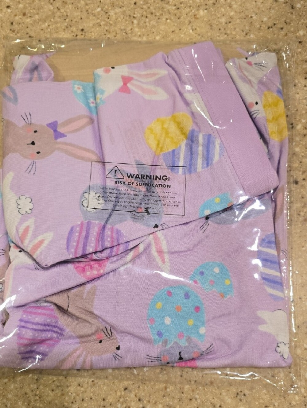 Little Sleepies Purple Hoppy Days Long Sleeve Set - Picture 4 of 4